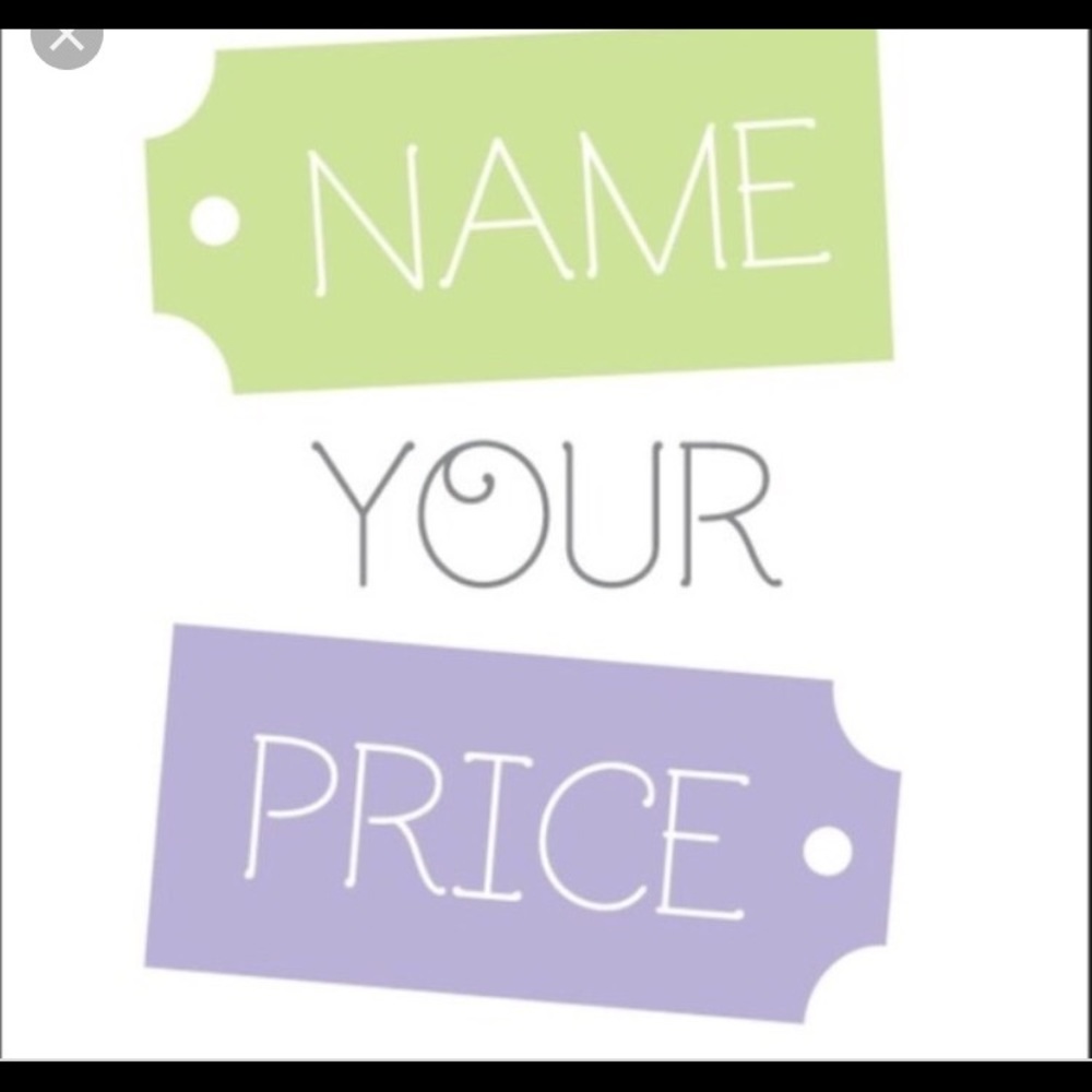 ✨NAME YOUR PRICE WITH THE OFFER BUTTON✨